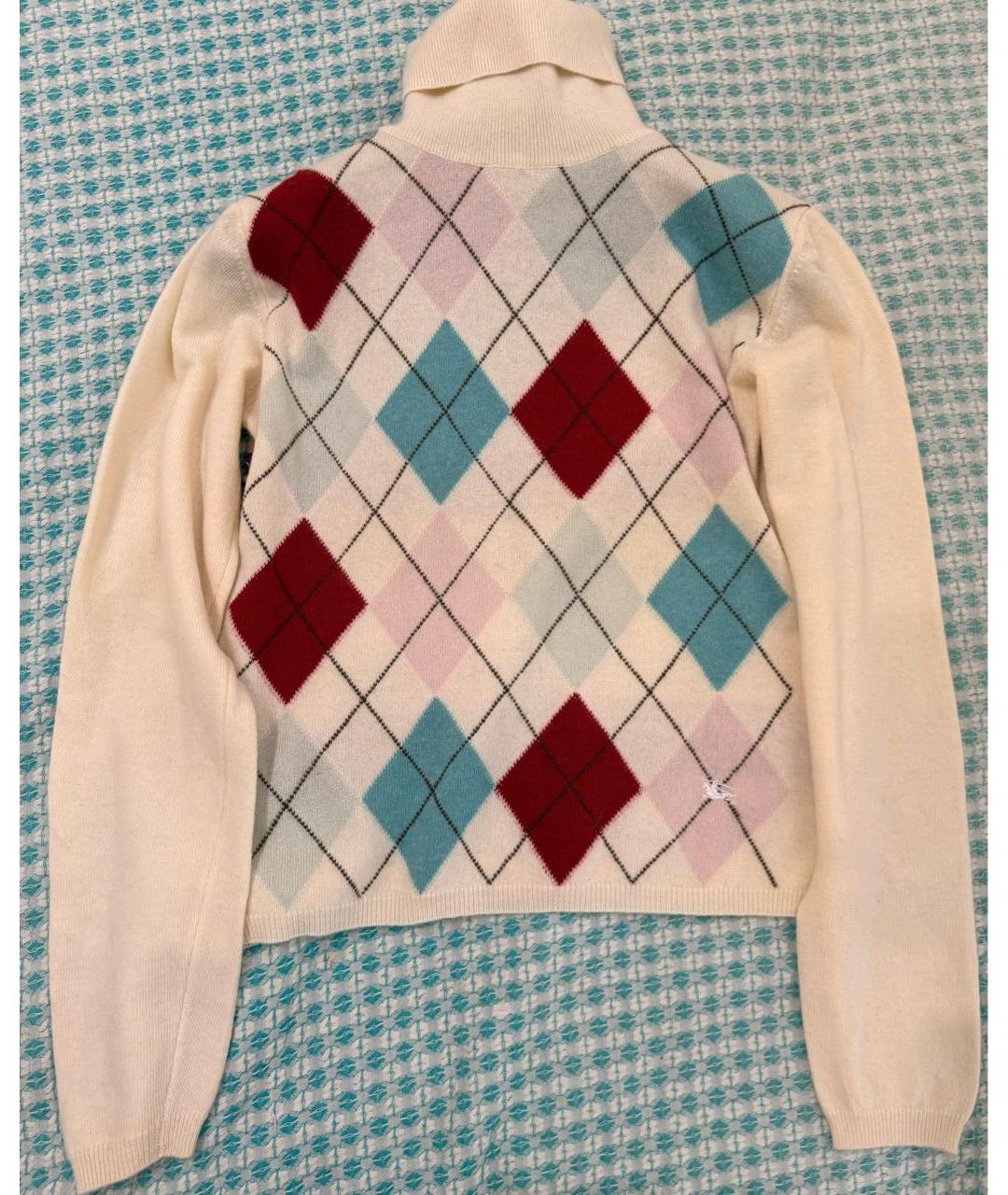 BURBERRY Мульти шерстяной джемпер / свитер, фото 5