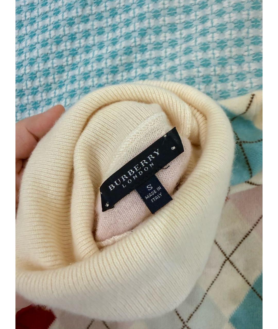 BURBERRY Мульти шерстяной джемпер / свитер, фото 3