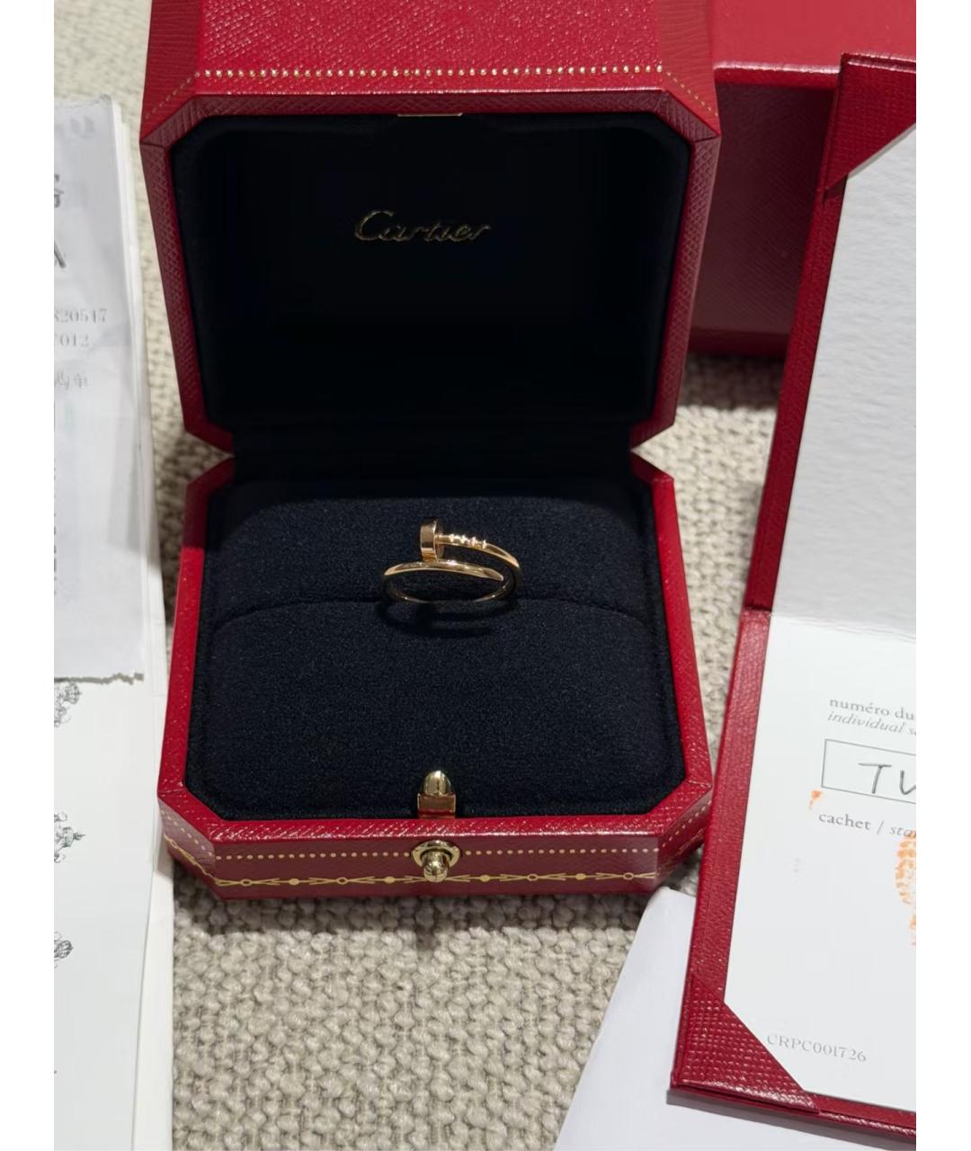 CARTIER Золотое кольцо, фото 4