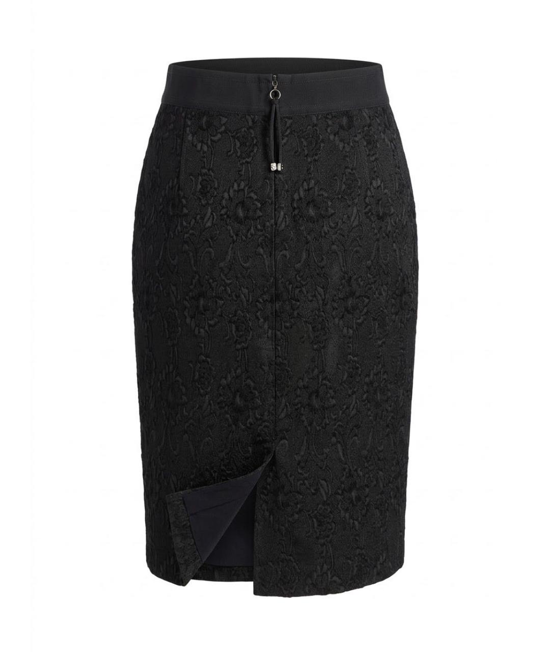 DOLCE&GABBANA Черная юбка миди, фото 2