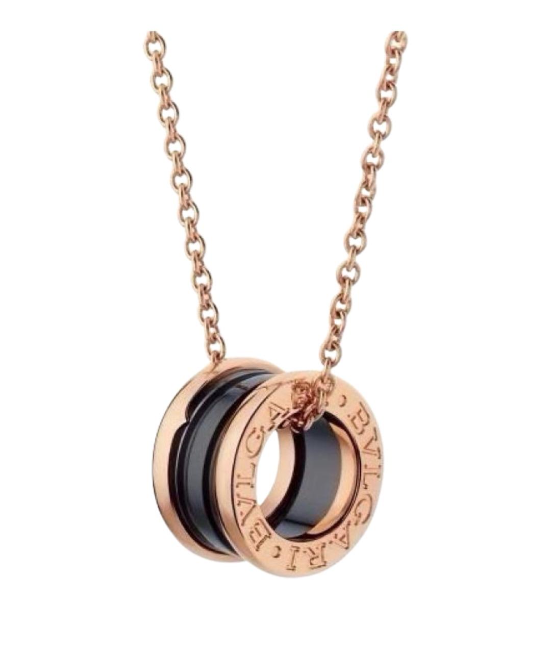 BVLGARI Золотая подвеска из розового золота, фото 1