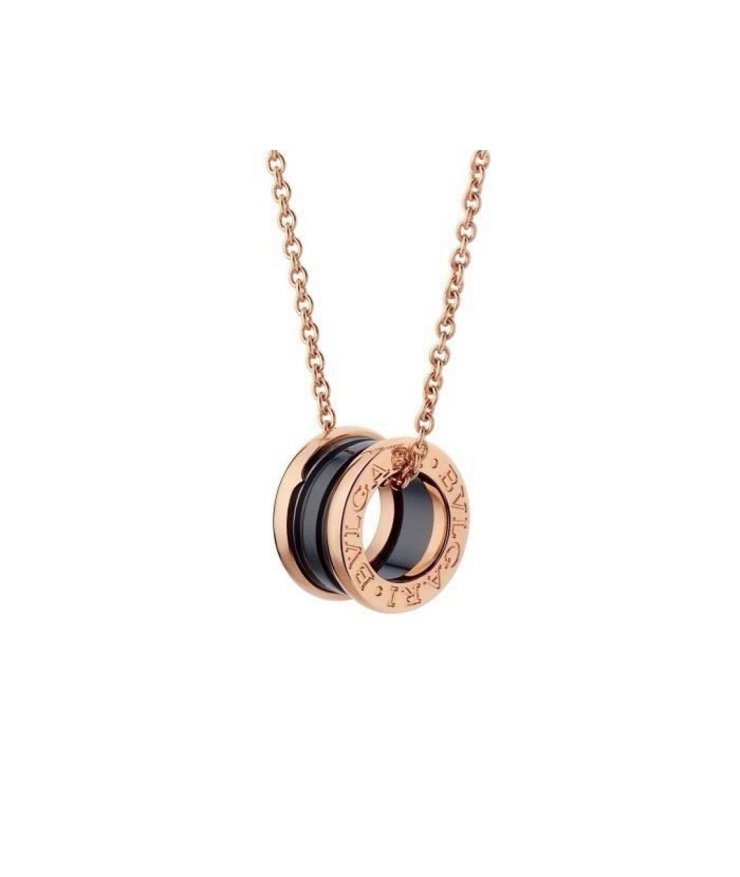 BVLGARI Золотая подвеска из розового золота, фото 3