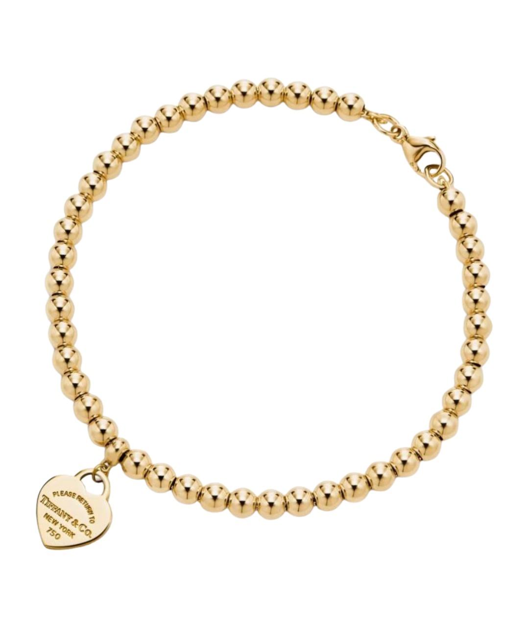 TIFFANY&CO Золотой браслет из желтого золота, фото 1