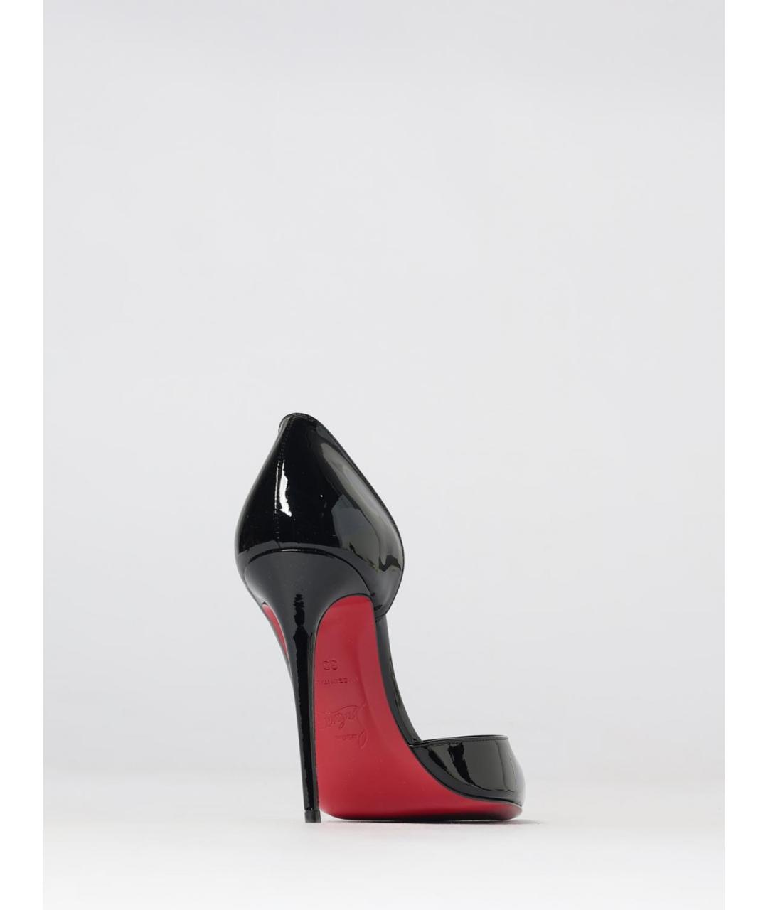 CHRISTIAN LOUBOUTIN Черные туфли из лакированной кожи, фото 3