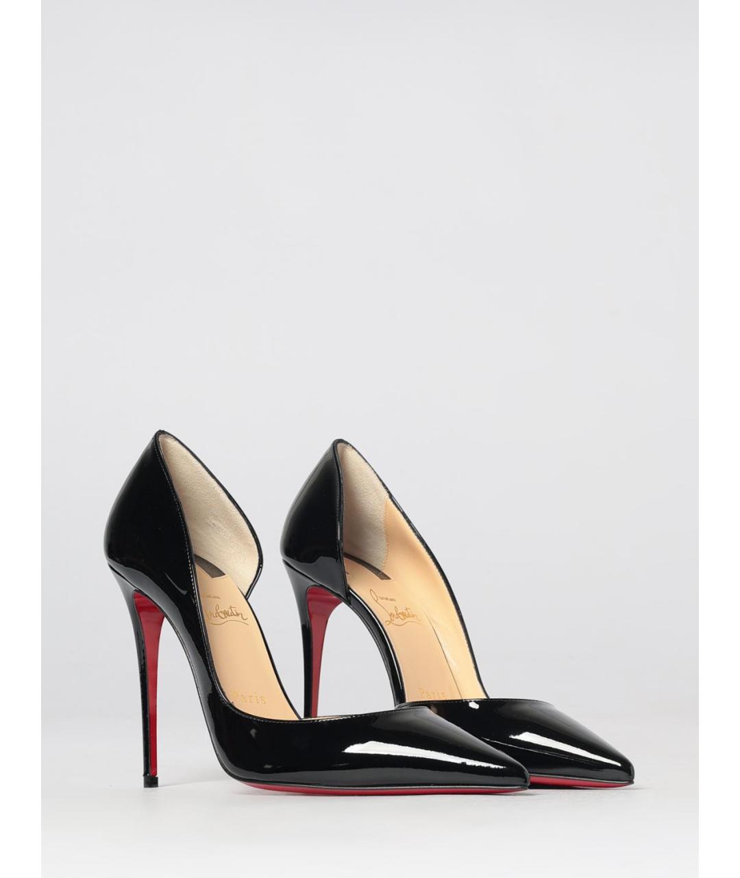CHRISTIAN LOUBOUTIN Черные туфли из лакированной кожи, фото 2