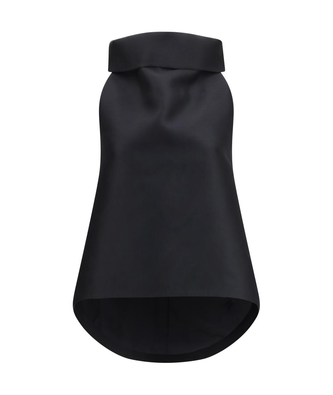 BALENCIAGA Черная шерстяная блузы, фото 1