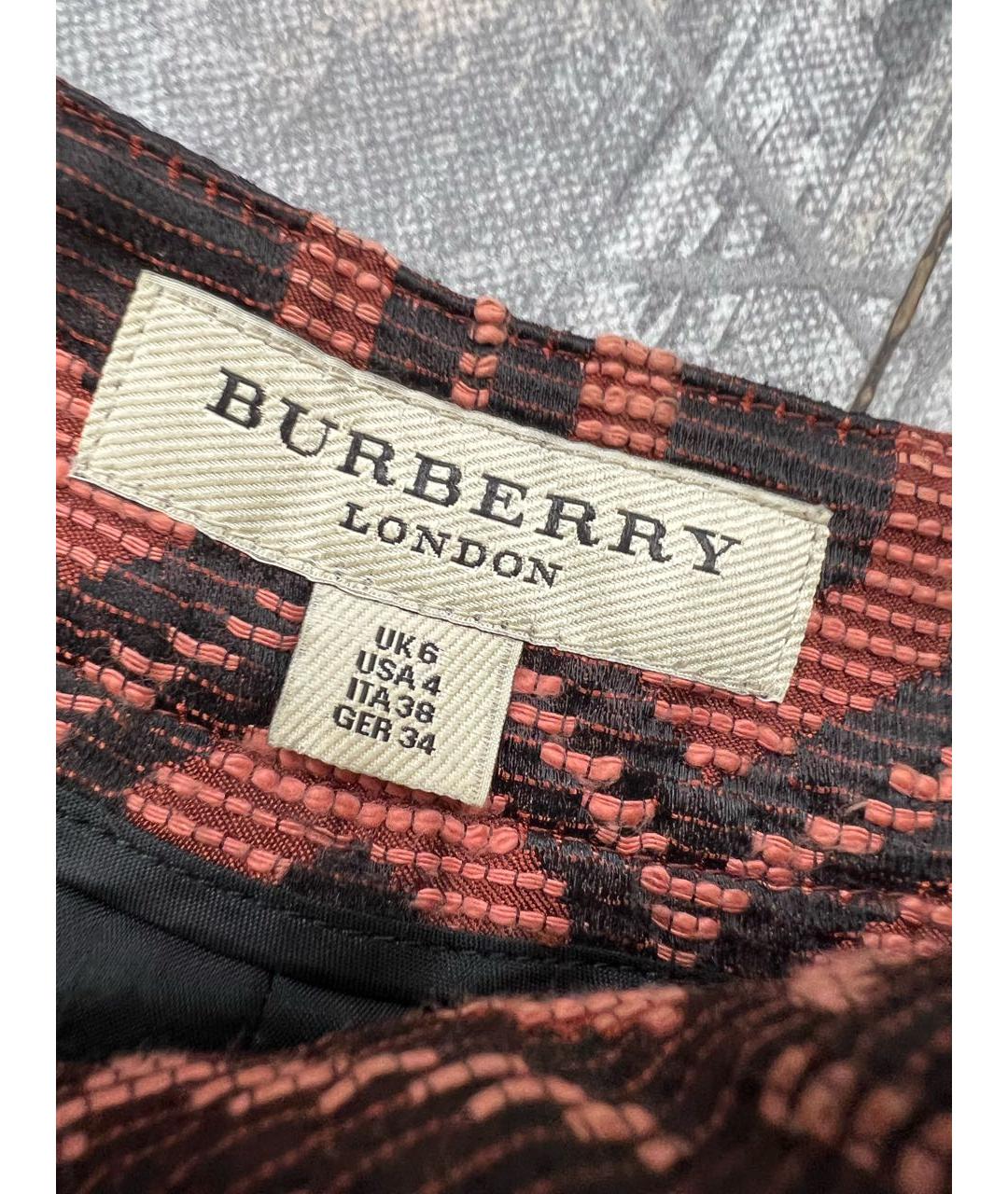 BURBERRY Мульти хлопковые шорты, фото 3