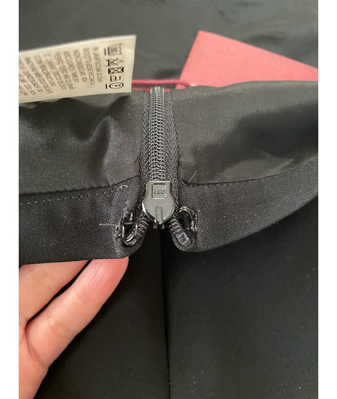MAX MARA Черный ацетатный костюм с юбками, фото 8