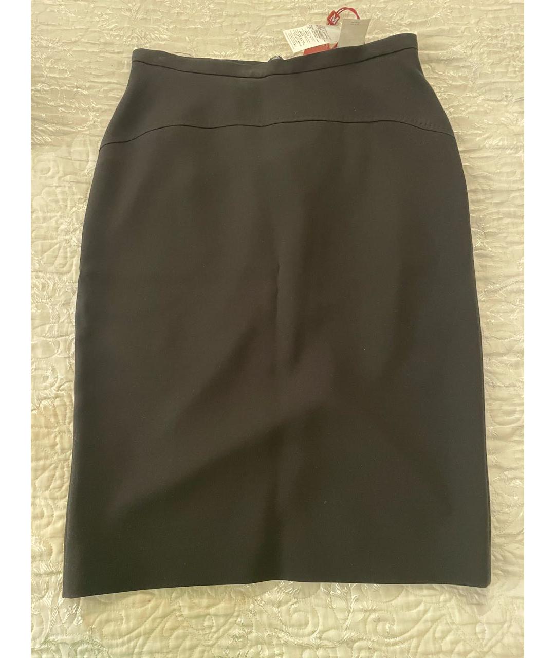 MAX MARA Черный ацетатный костюм с юбками, фото 2