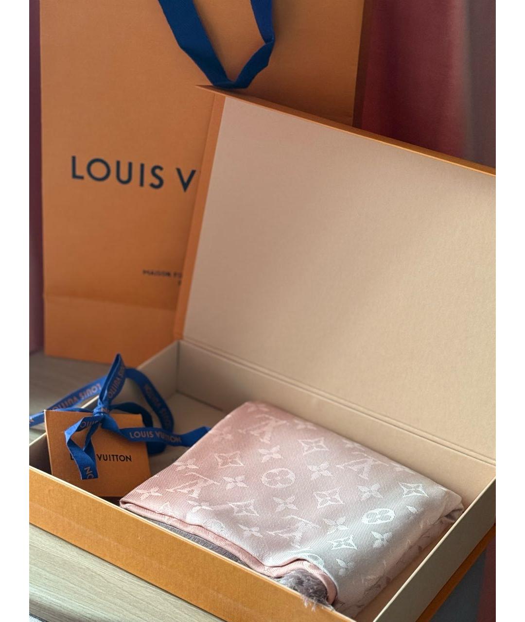 LOUIS VUITTON Мульти шерстяной шарф, фото 6