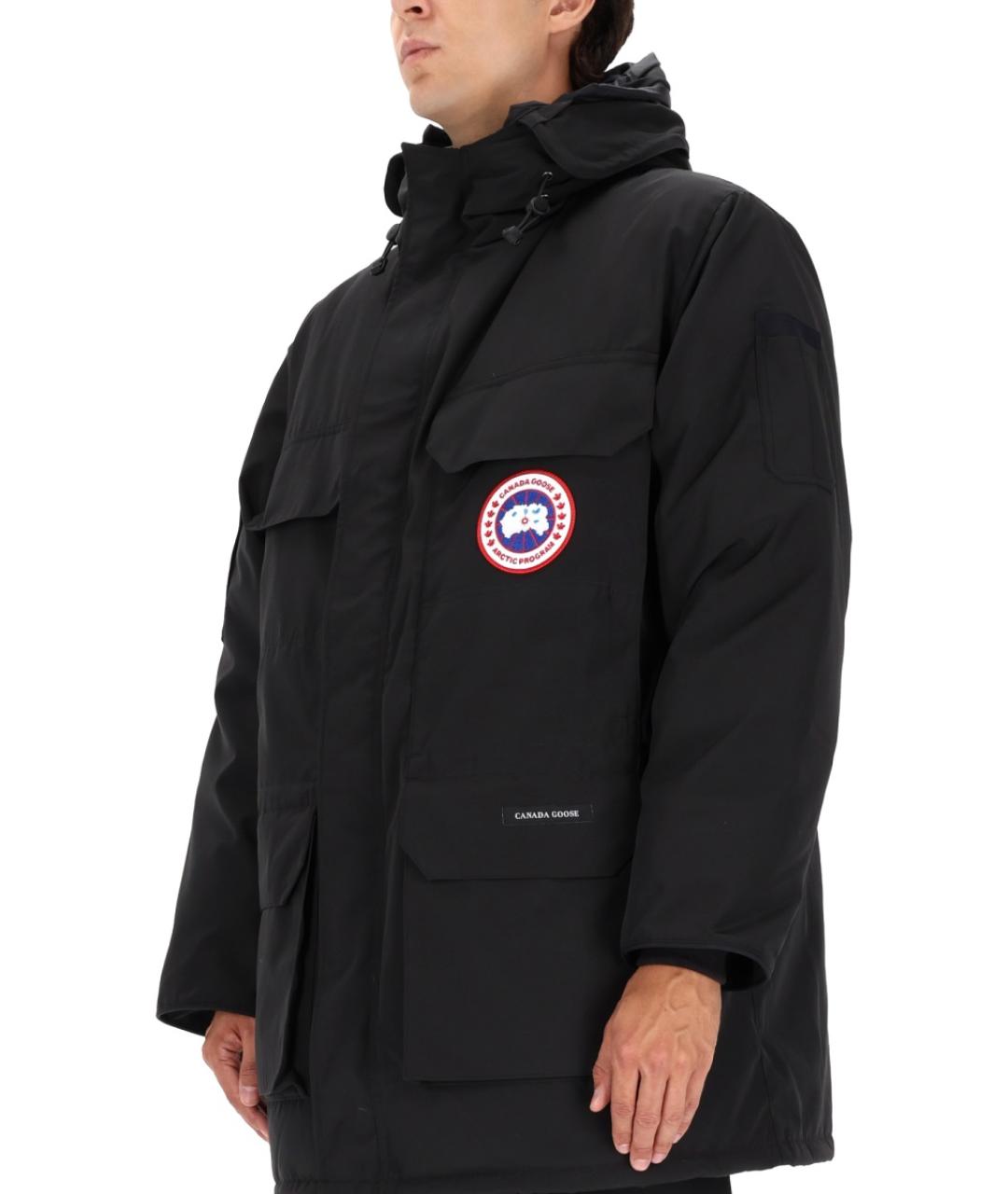 CANADA GOOSE Черная полиэстеровая парка, фото 5