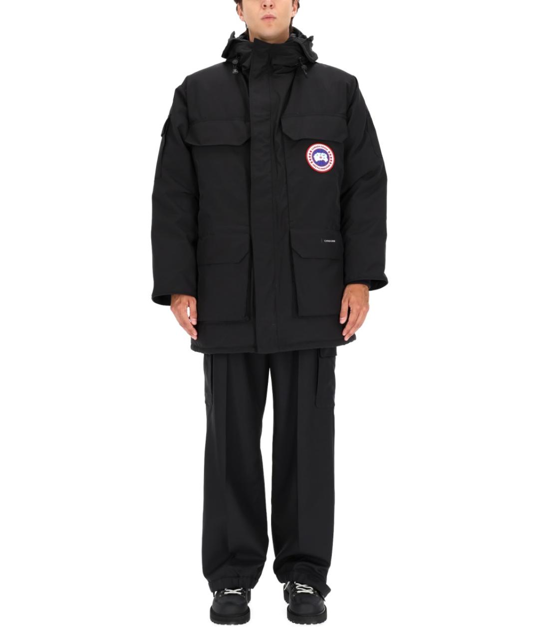 CANADA GOOSE Черная полиэстеровая парка, фото 2