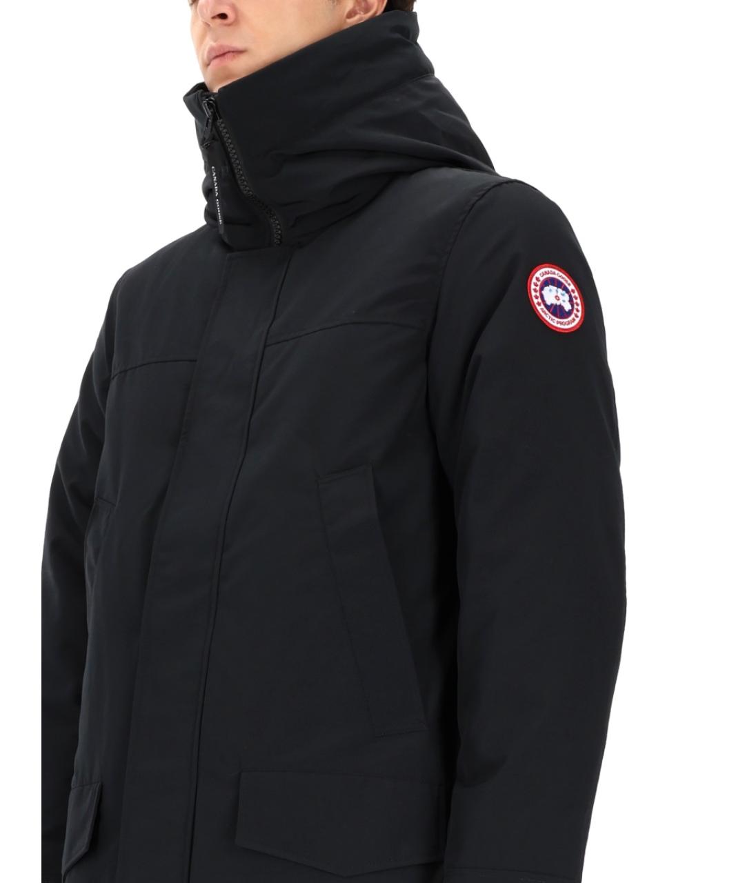 CANADA GOOSE Черная полиэстеровая парка, фото 6