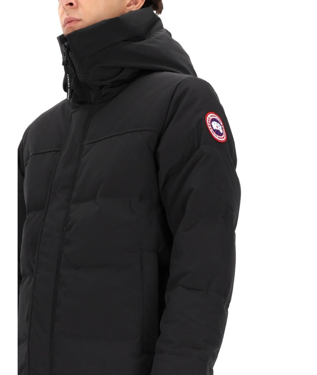 CANADA GOOSE Черная полиэстеровая куртка, фото 5