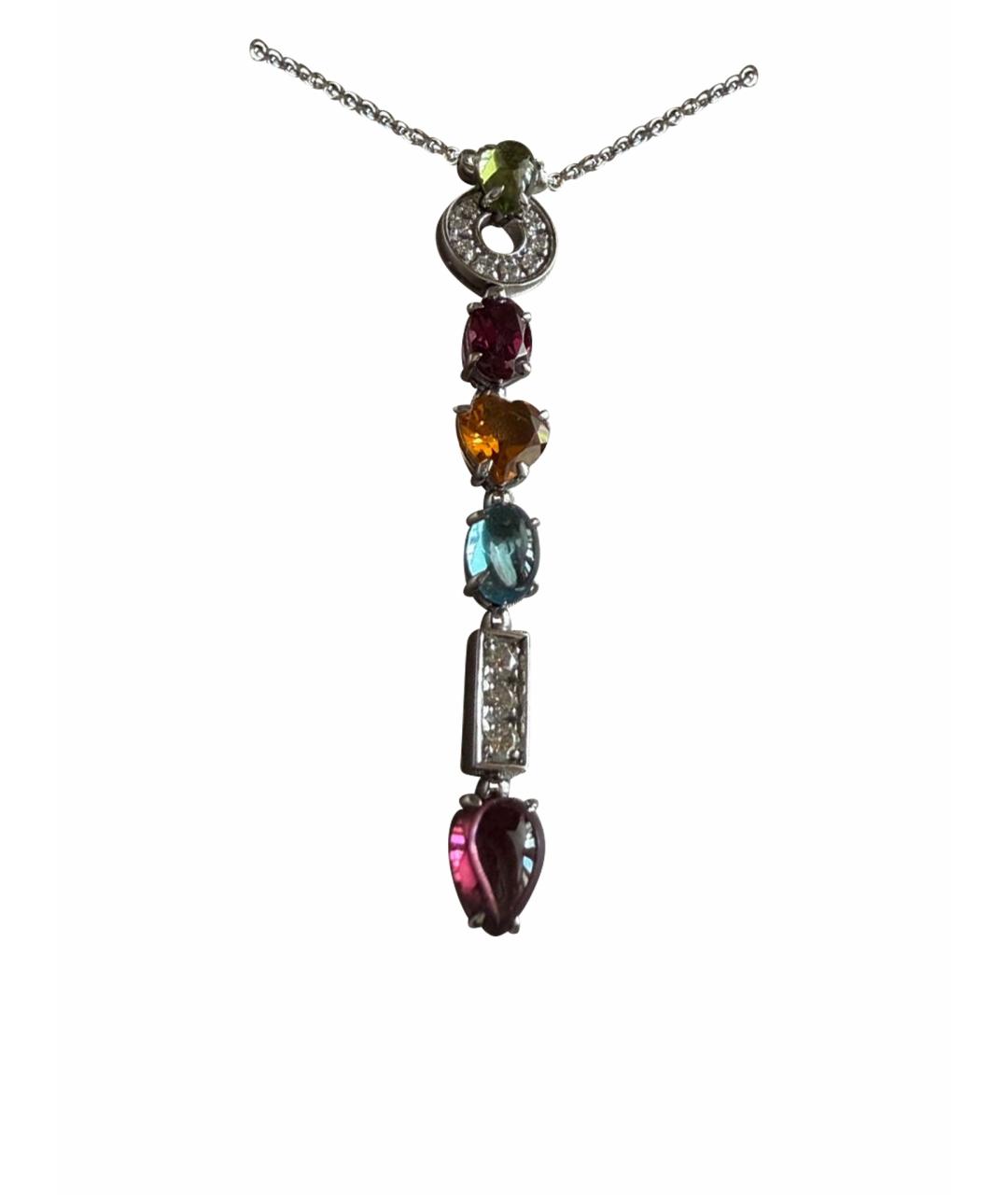 BVLGARI Белое колье из белого золота, фото 1