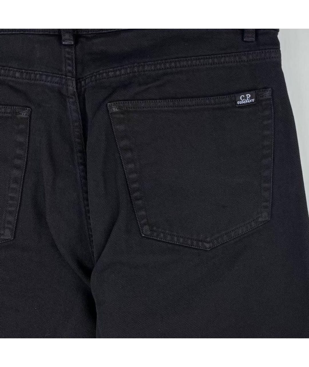 CP COMPANY Черные хлопковые прямые джинсы, фото 2