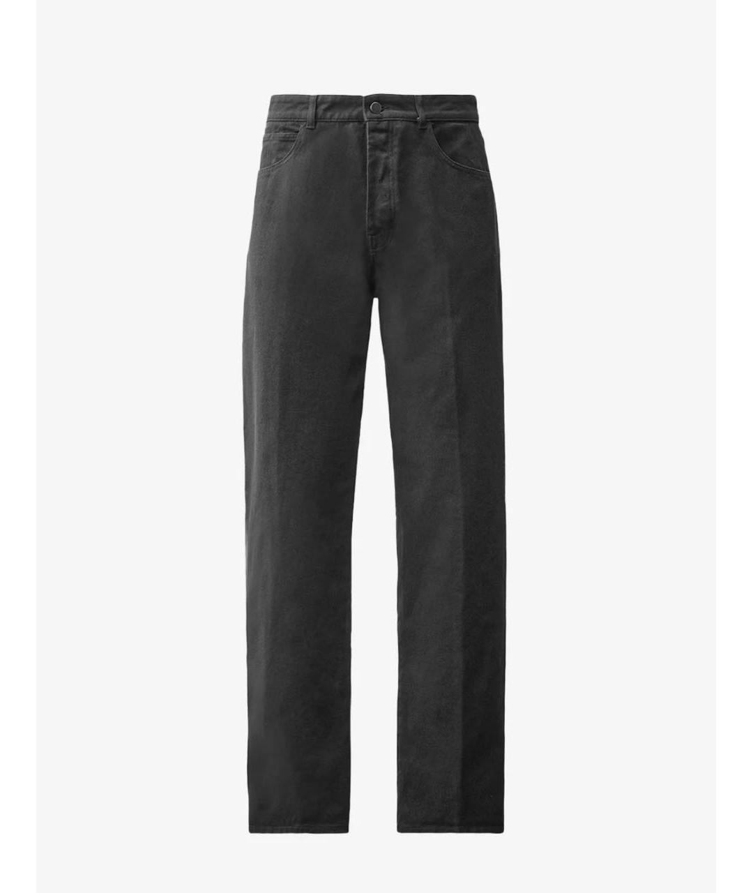 CP COMPANY Черные хлопковые прямые джинсы, фото 4