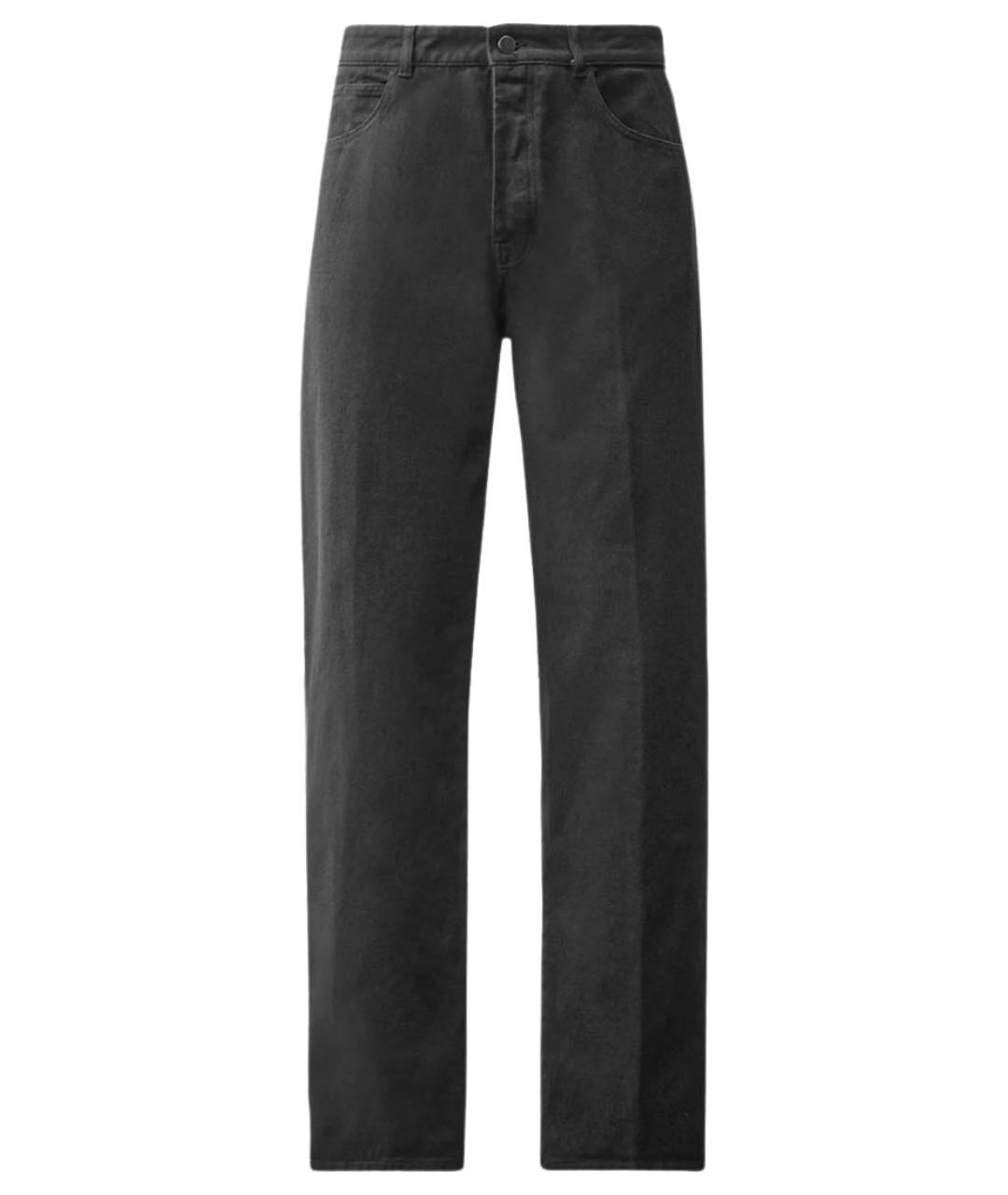 CP COMPANY Черные хлопковые прямые джинсы, фото 1
