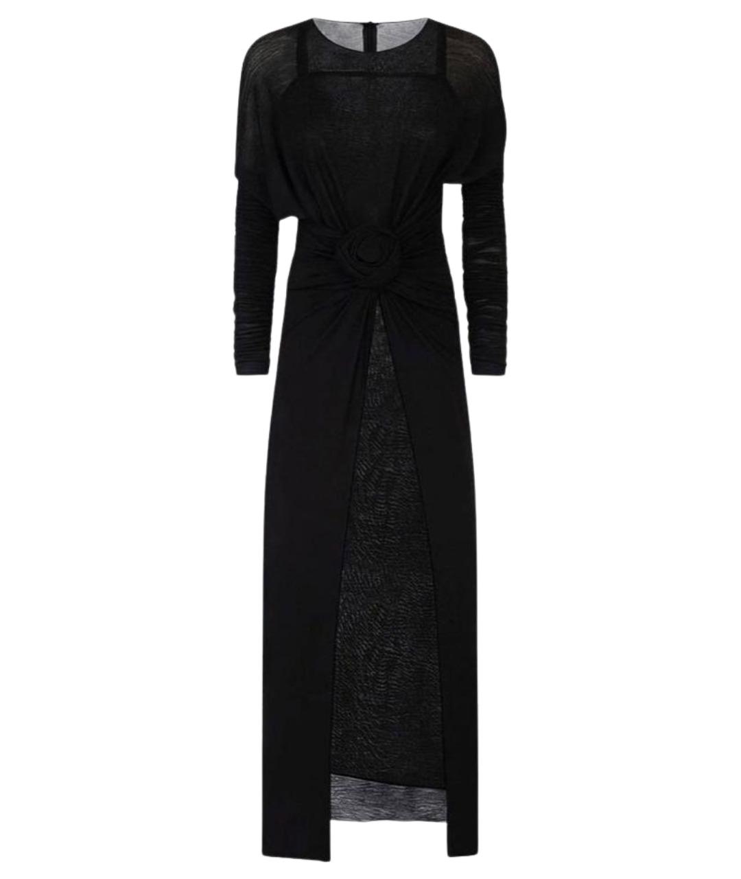 DOLCE&GABBANA Черное шерстяное платье, фото 1