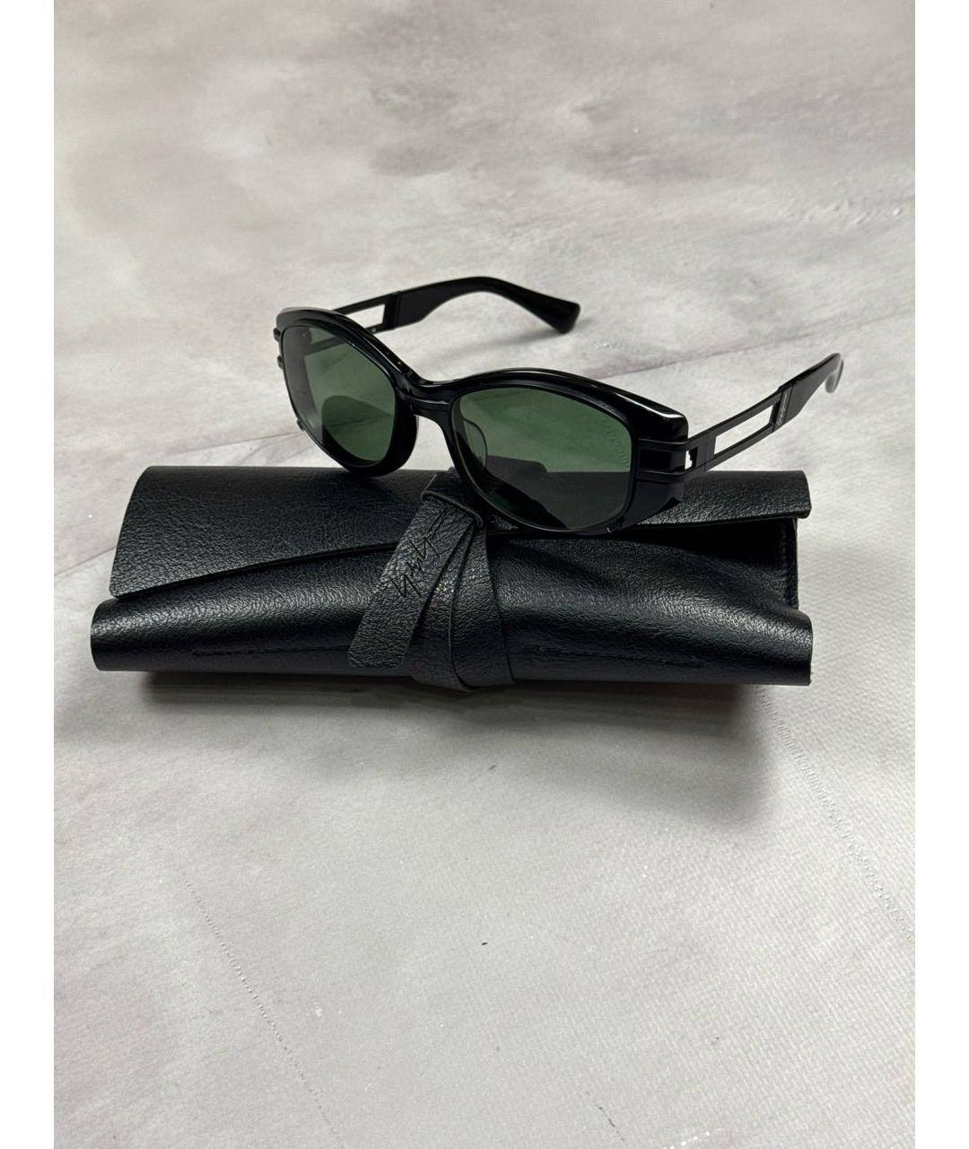 YOHJI YAMAMOTO Черные солнцезащитные очки, фото 2