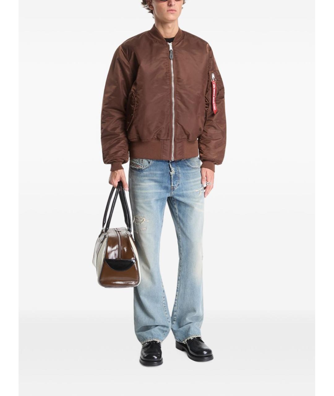 ALPHA INDUSTRIES Коричневая куртка, фото 2