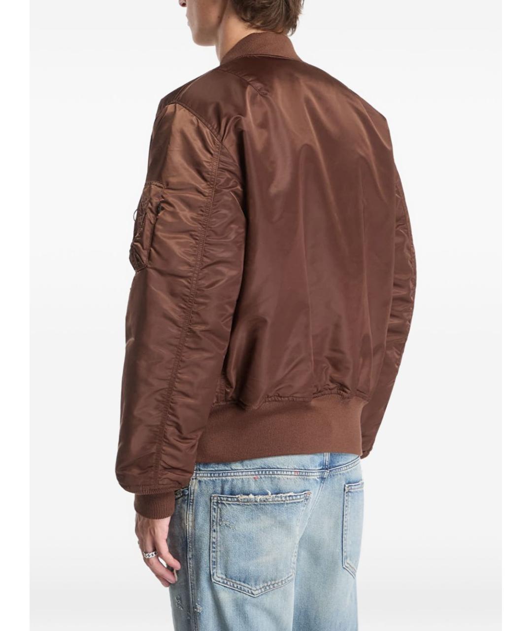 ALPHA INDUSTRIES Коричневая куртка, фото 4