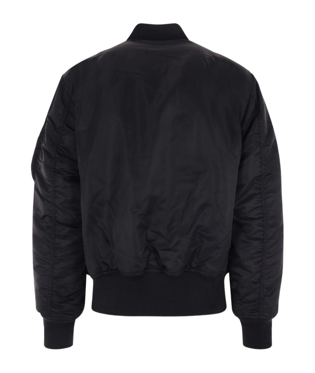 ALPHA INDUSTRIES Черная синтетическая куртка, фото 7