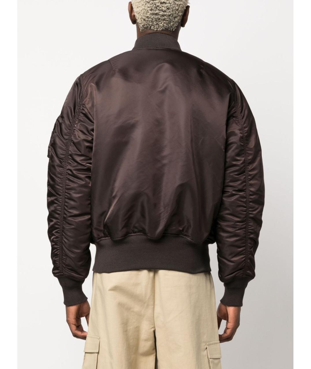 ALPHA INDUSTRIES Коричневая синтетическая куртка, фото 2