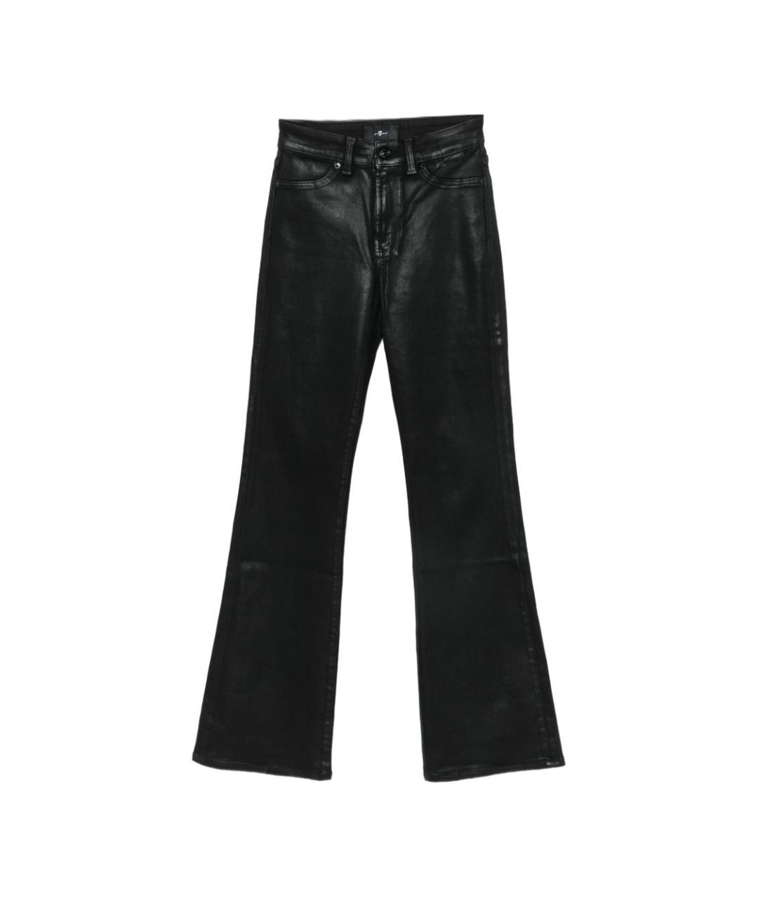 7 FOR ALL MANKIND Черные прямые джинсы, фото 4