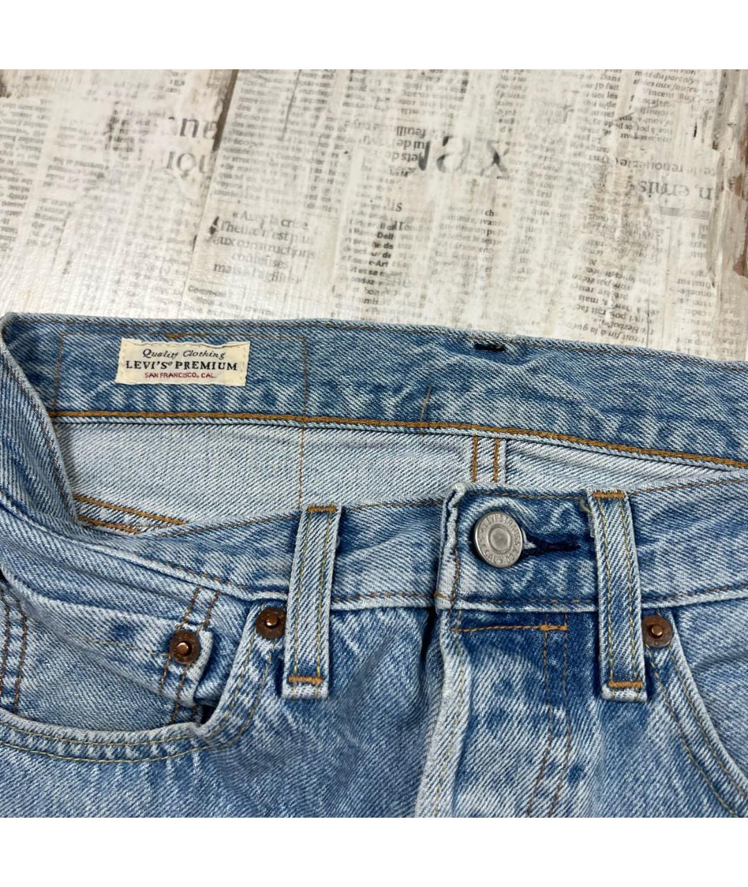 LEVI'S Голубые джинсы скинни, фото 5