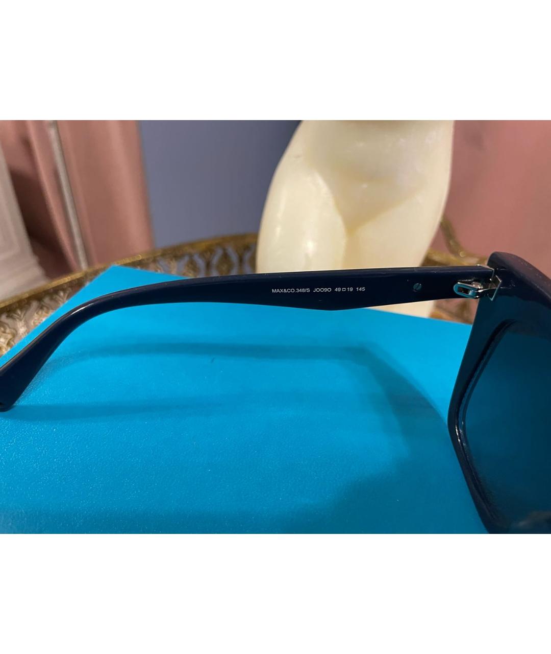 MAX&CO Синие пластиковые солнцезащитные очки, фото 3