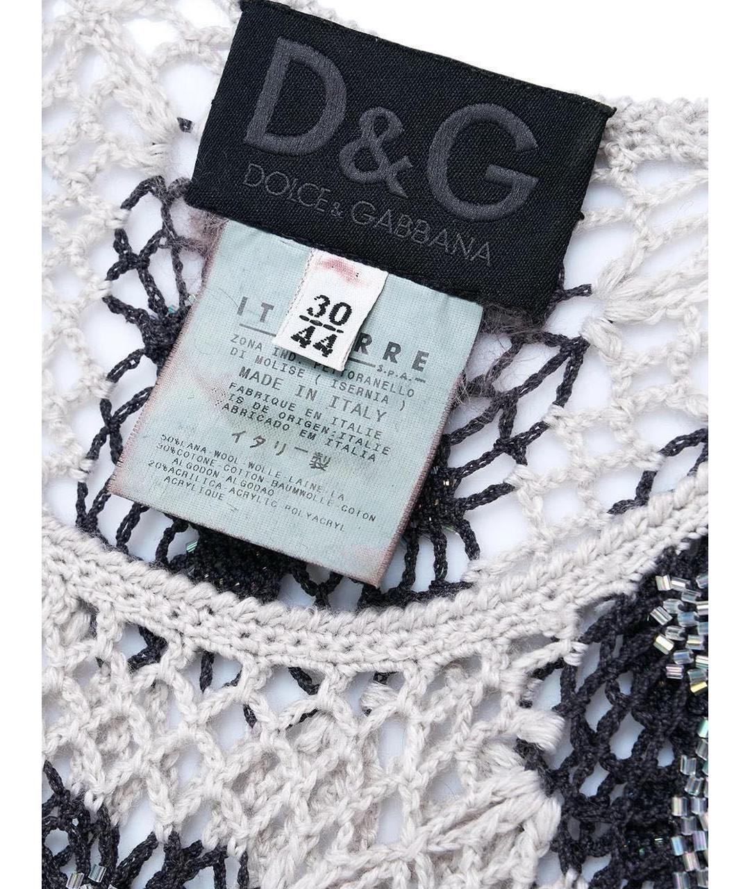 DOLCE&GABBANA Антрацитовая майка, фото 7
