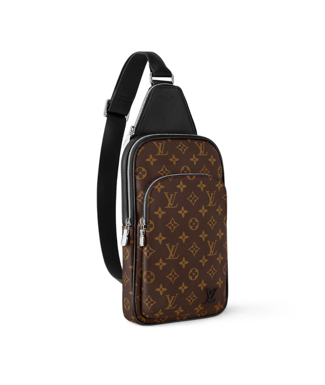 LOUIS VUITTON Коричневая сумка на плечо из канвы, фото 2