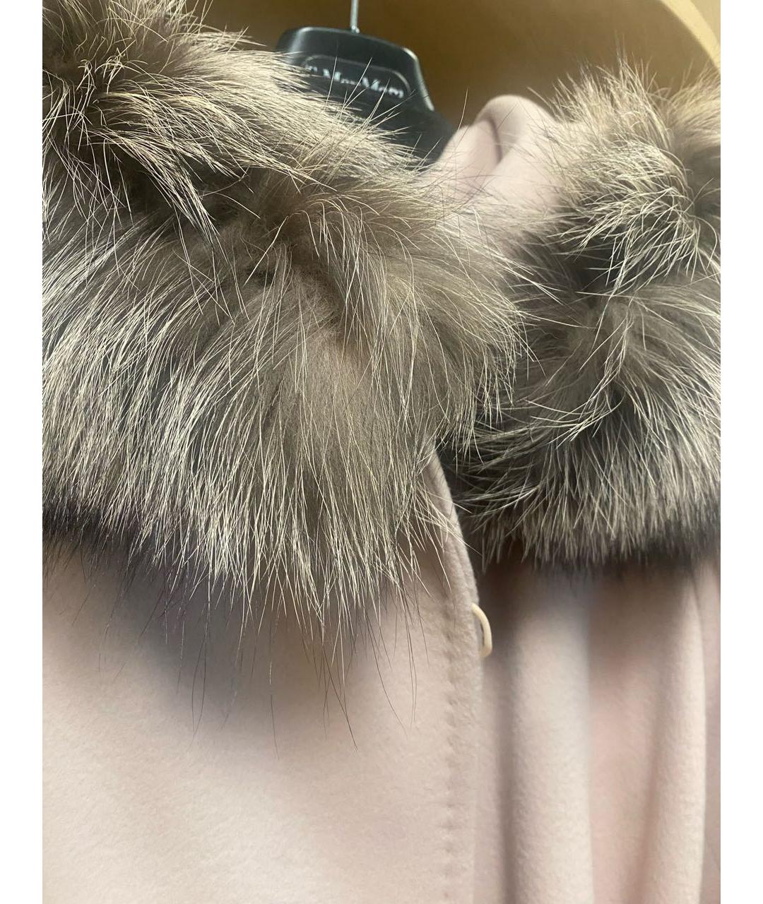 MAX MARA STUDIO Розовое кашемировое пальто, фото 4