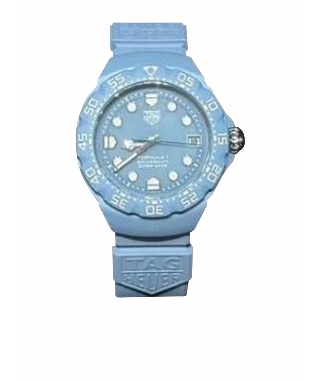 TAG HEUER Голубые стальные часы, фото 7