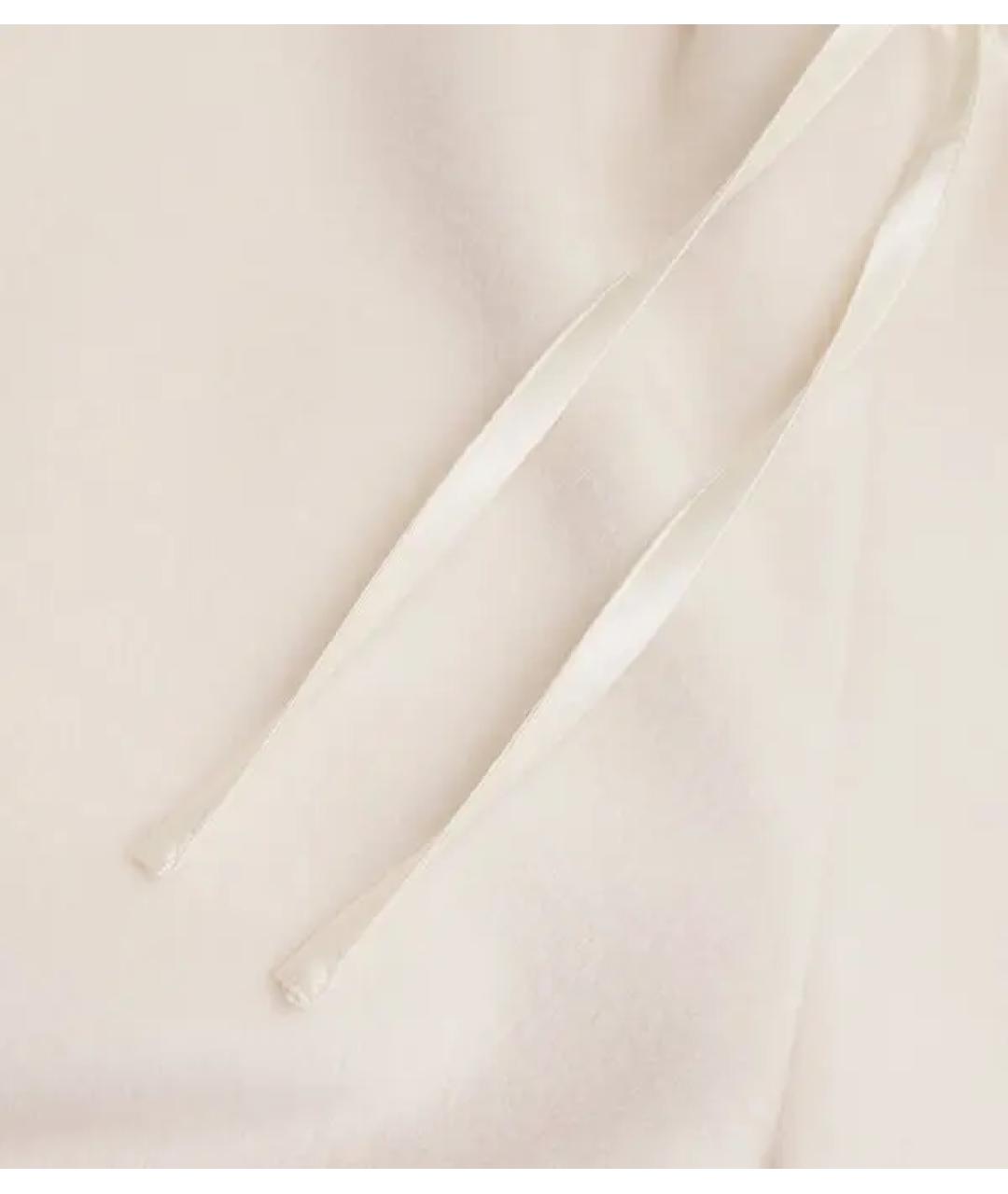 JIL SANDER Бежевые шерстяные брюки широкие, фото 6