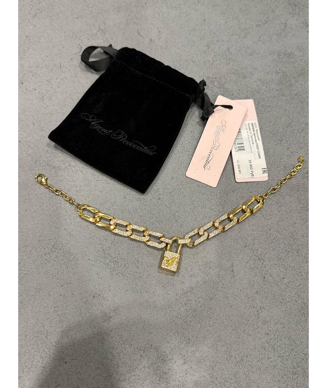 AGENT PROVOCATEUR Золотая металлическая цепочка, фото 5