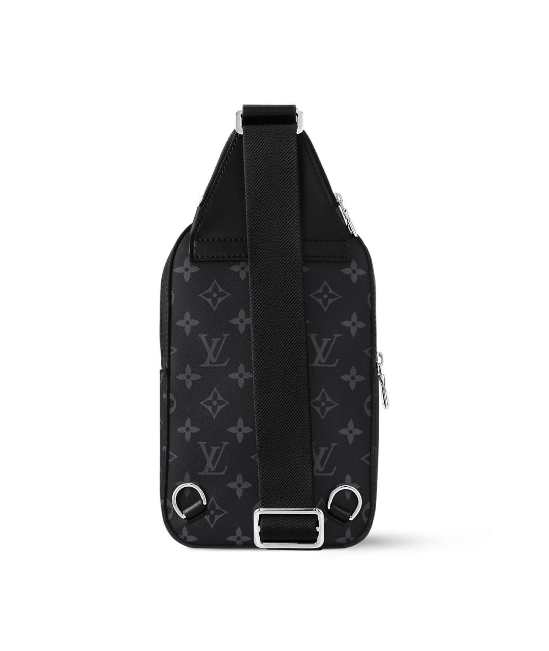 LOUIS VUITTON Серая сумка на плечо из канвы, фото 3