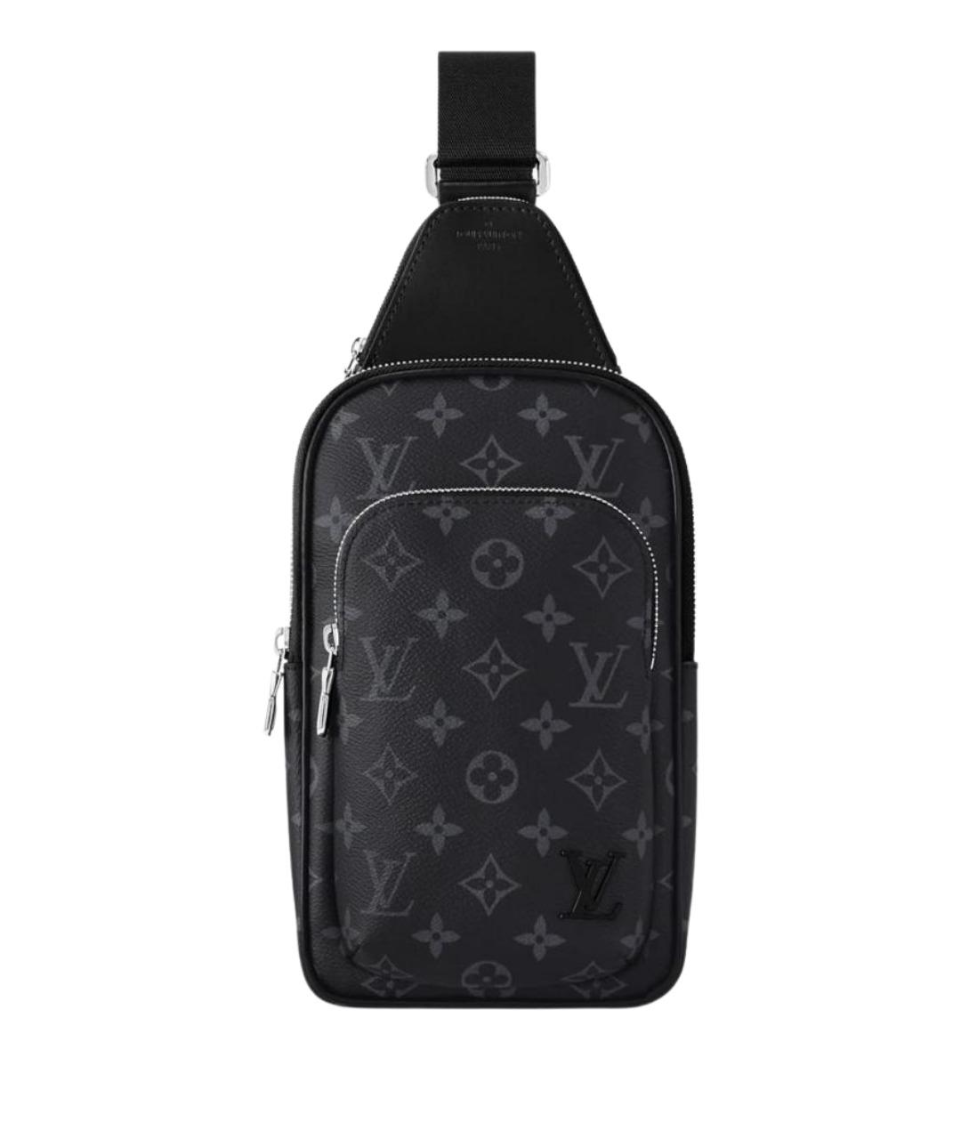 LOUIS VUITTON Серая сумка на плечо из канвы, фото 1