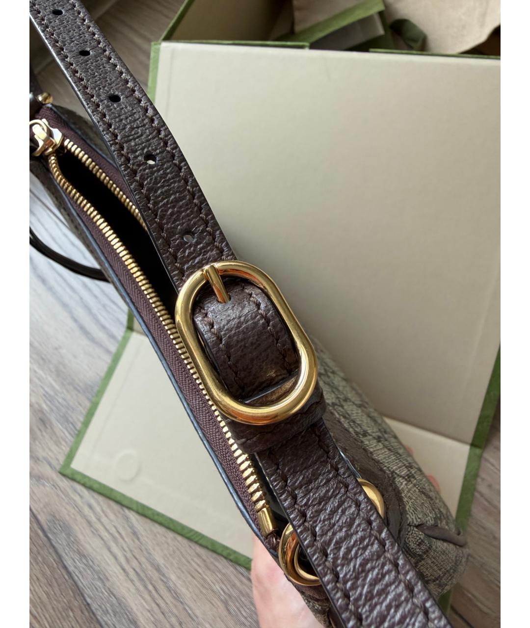 GUCCI Бежевая сумка с короткими ручками, фото 8