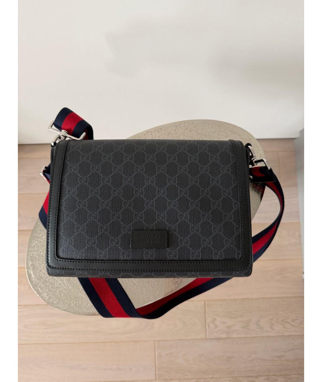 GUCCI Черная сумка на плечо, фото 6