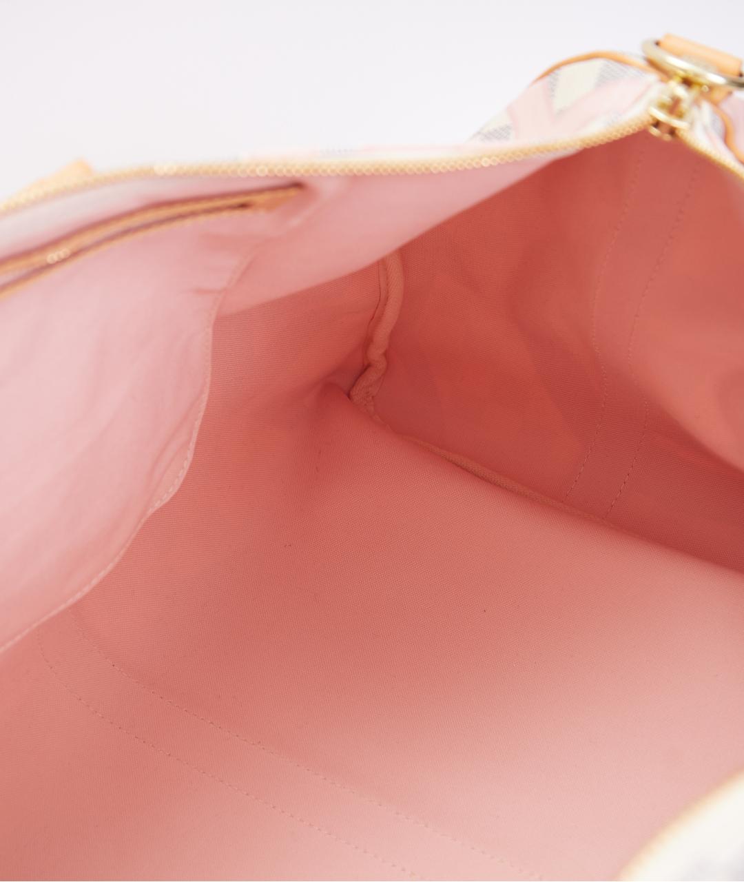 LOUIS VUITTON Серая дорожная/спортивная сумка из канвы, фото 5