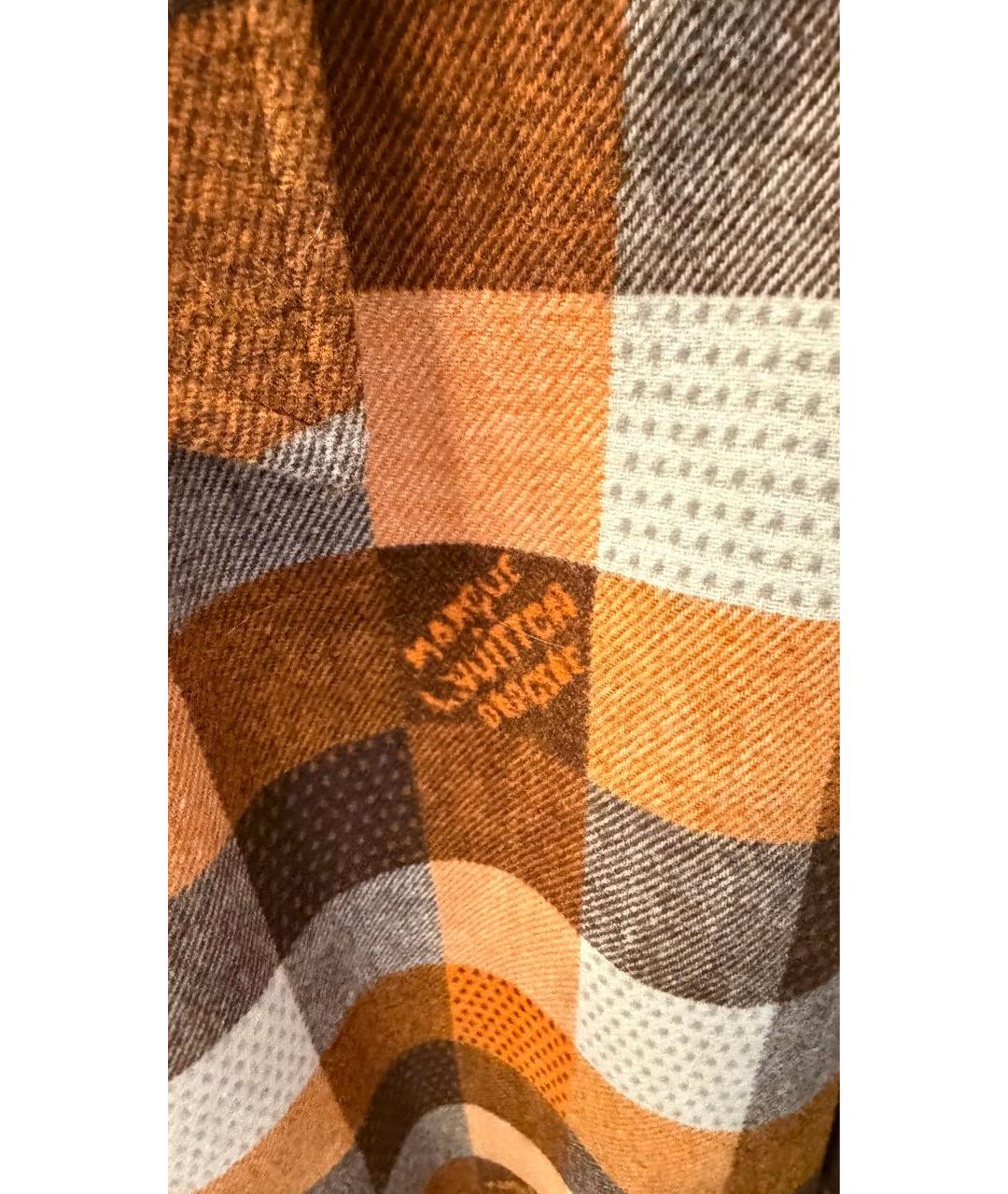 LOUIS VUITTON Оранжевая шерстяная рубашка, фото 4