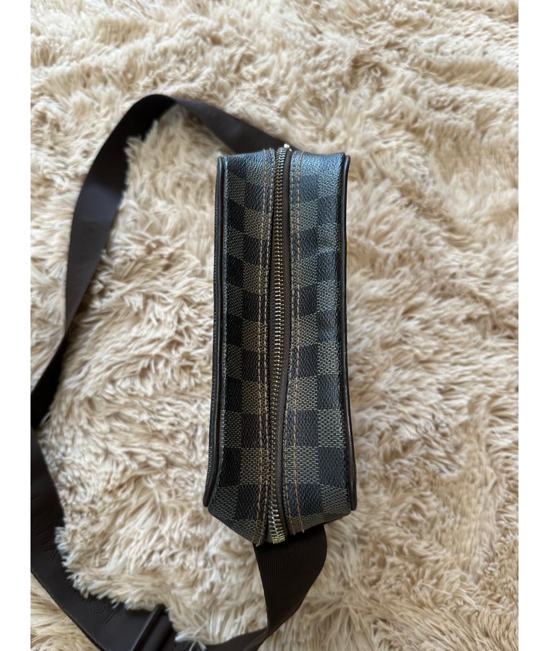 LOUIS VUITTON Коричневая сумка на плечо из канвы, фото 5