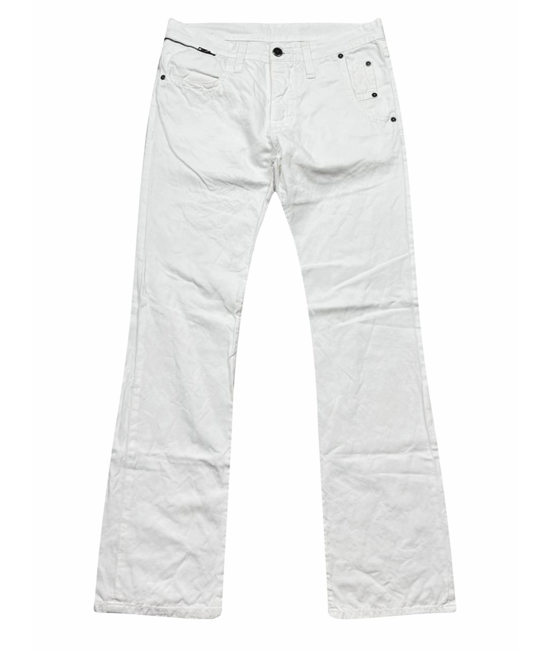 NEIL BARRETT Белые повседневные брюки, фото 1
