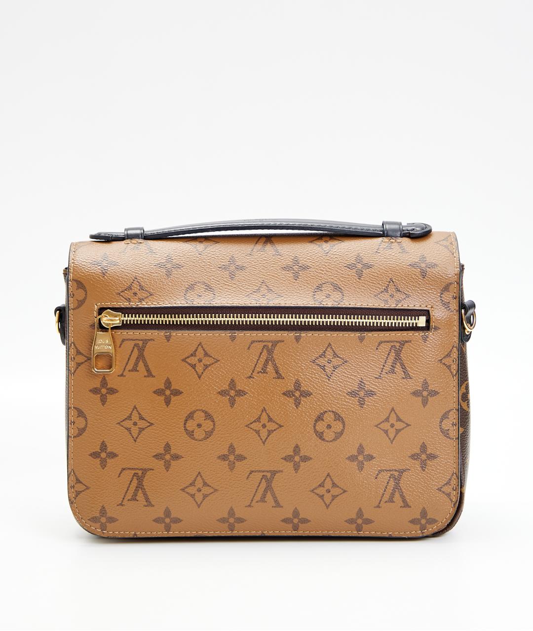 LOUIS VUITTON Коричневая сумка через плечо из канвы, фото 4