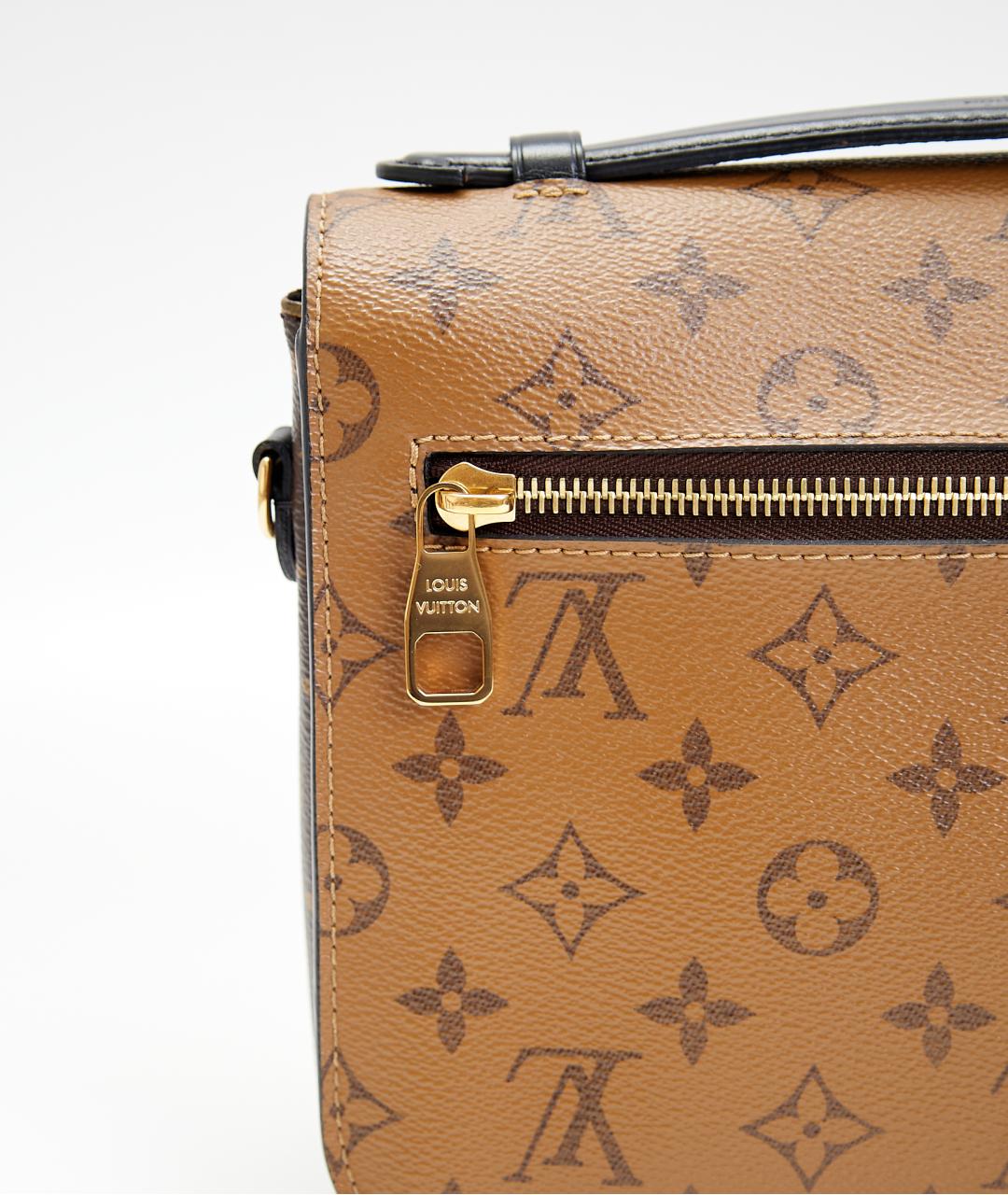 LOUIS VUITTON Коричневая сумка через плечо из канвы, фото 5