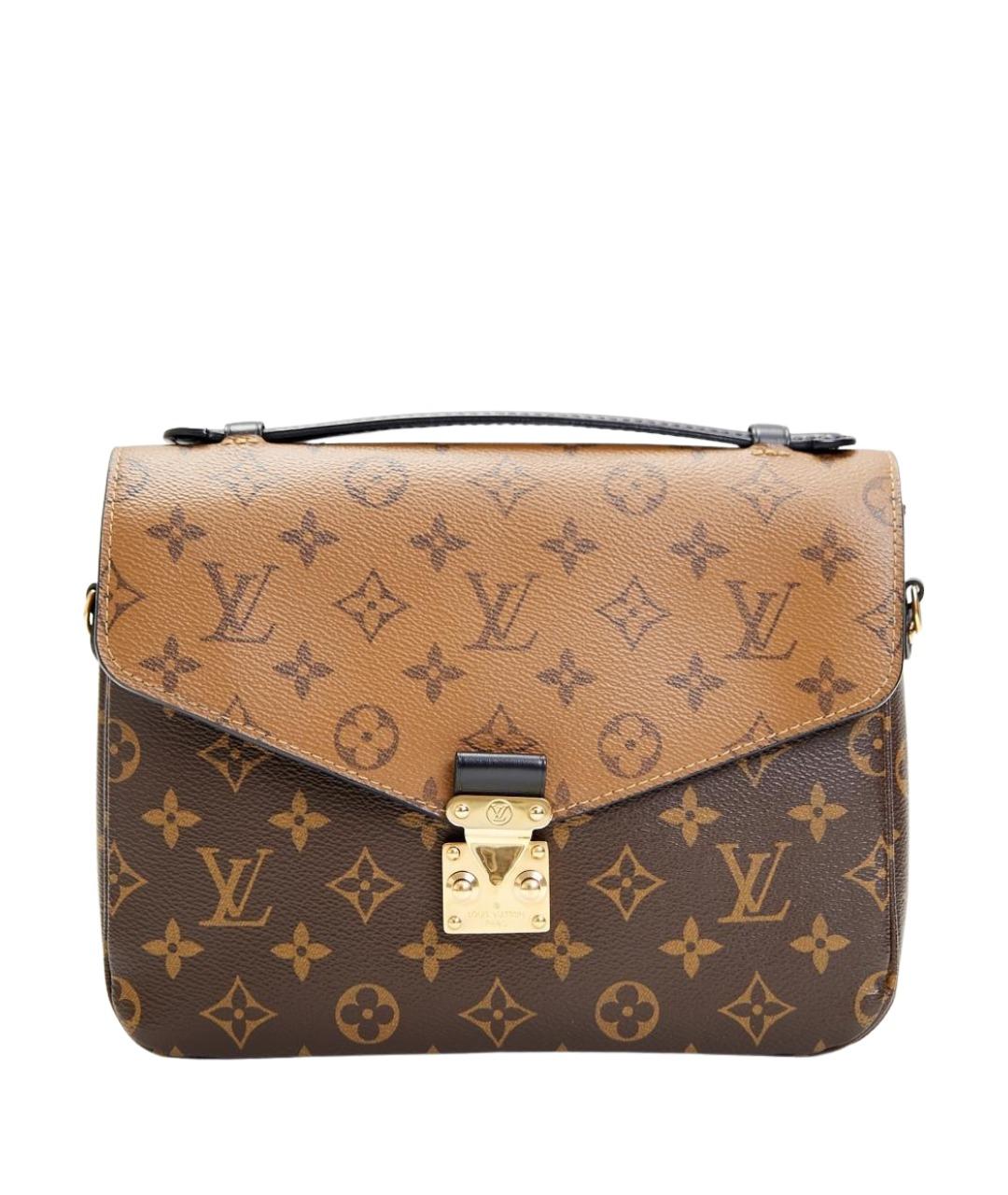 LOUIS VUITTON Коричневая сумка через плечо из канвы, фото 1
