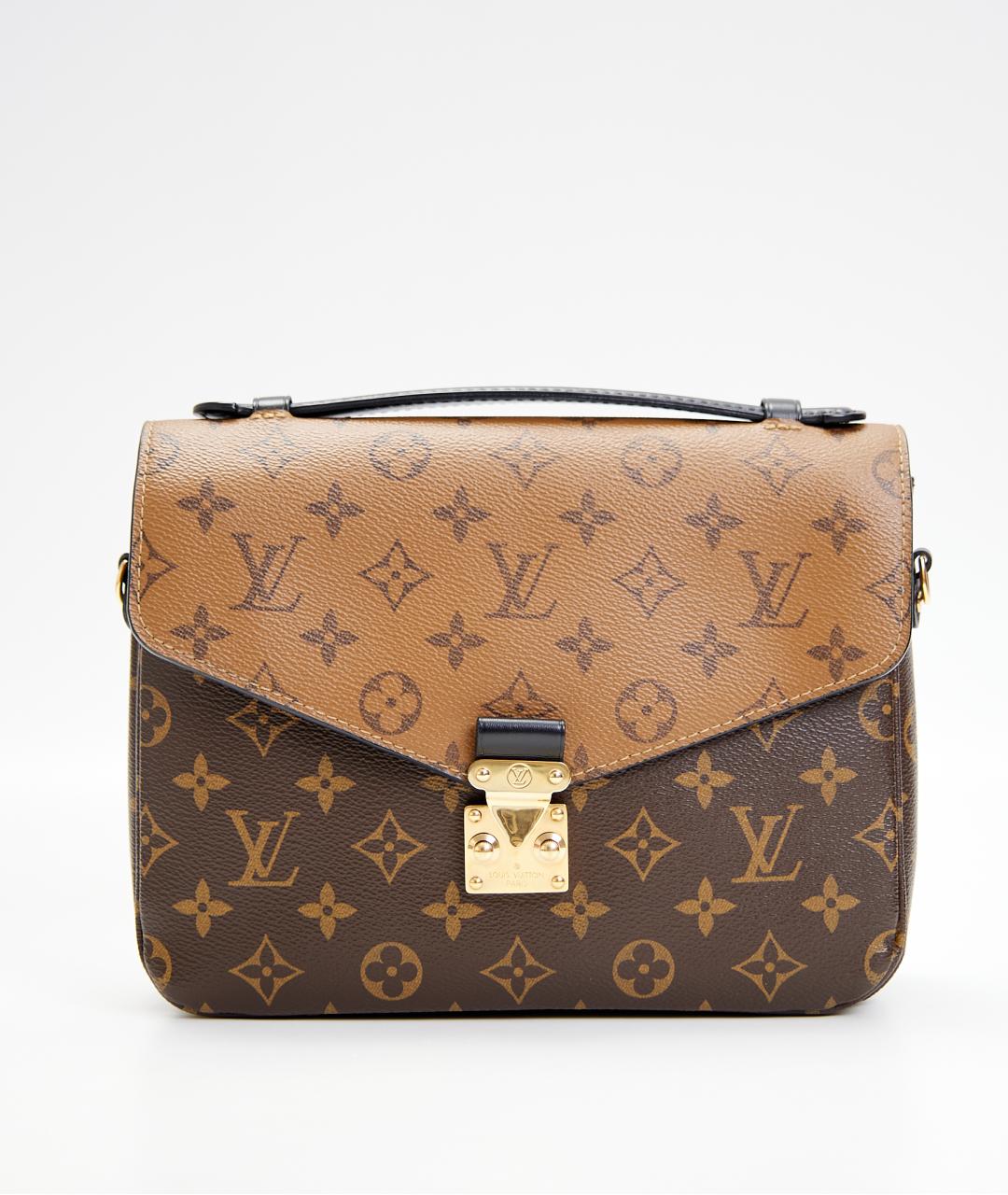 LOUIS VUITTON Коричневая сумка через плечо из канвы, фото 7