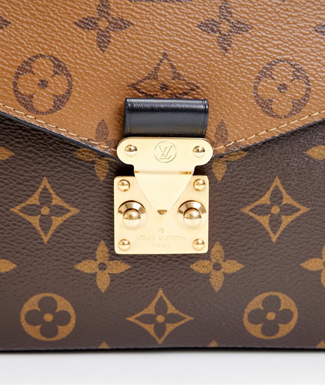 LOUIS VUITTON Коричневая сумка через плечо из канвы, фото 2